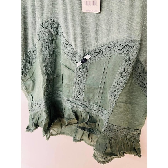 Free People Fall in Love Tee Washed Army - Picture 6 of 8